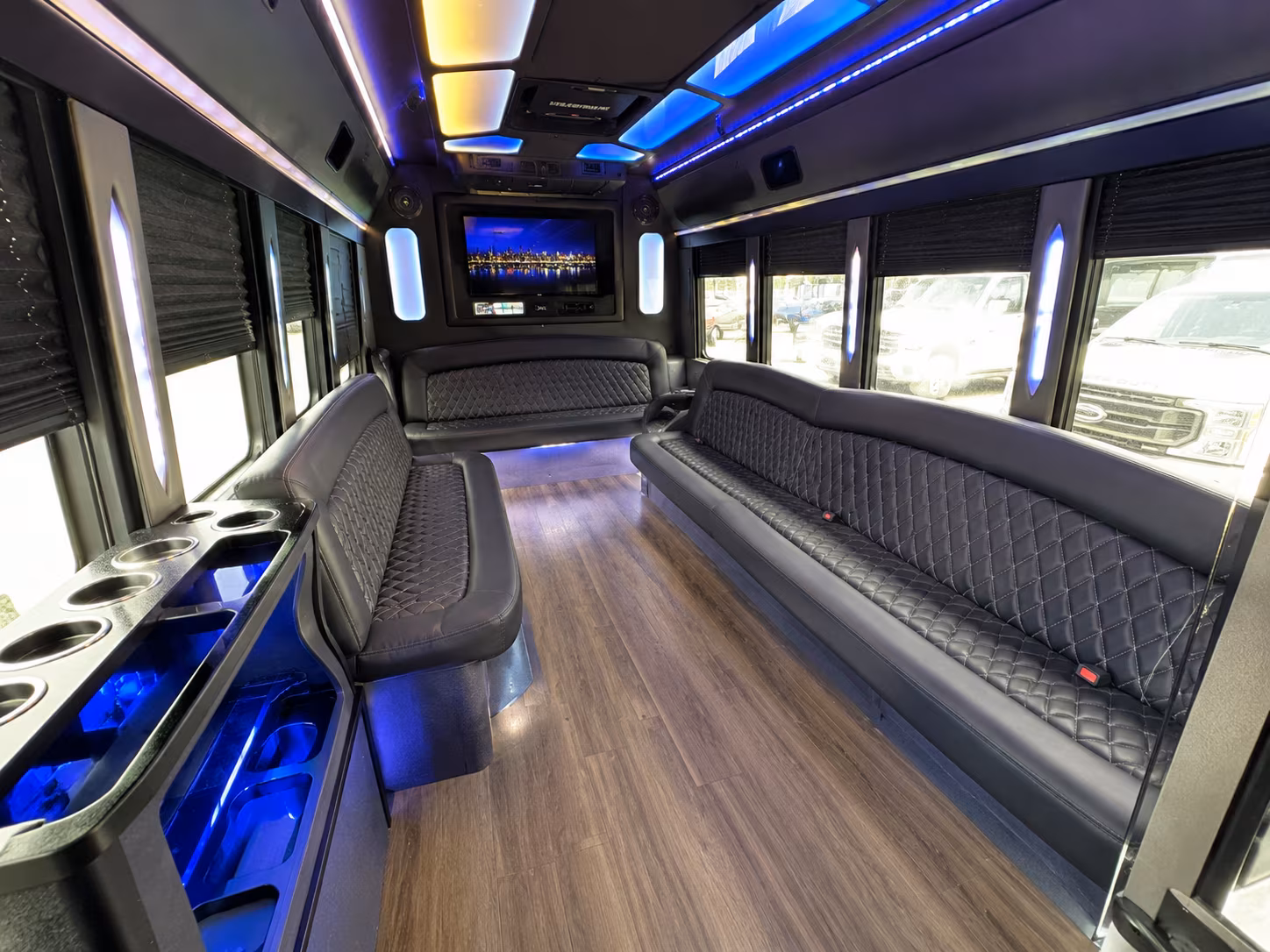 Nashville Bachelor & Bachelorette Transportation onboard seating
