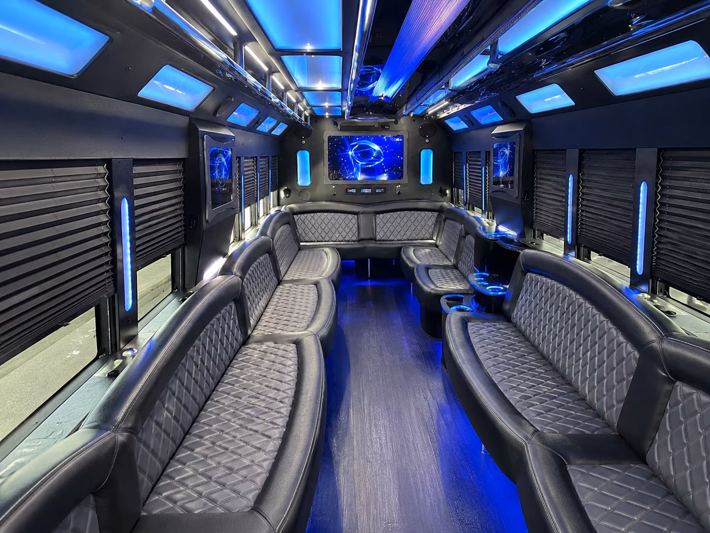 Nashville Concert & Music Festival Transportation party bus exterior