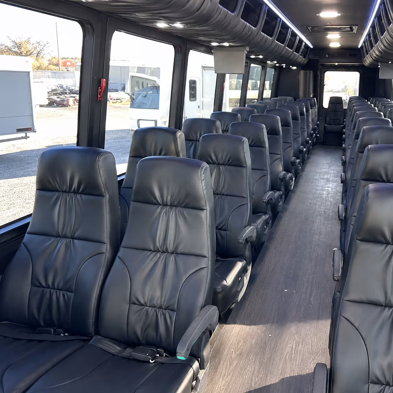 Nashville Corporate Transportation party bus interior
