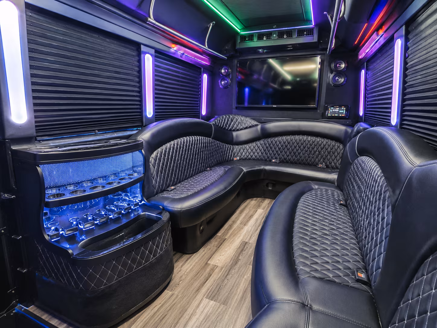 Nashville Private Event Transportation party bus exterior