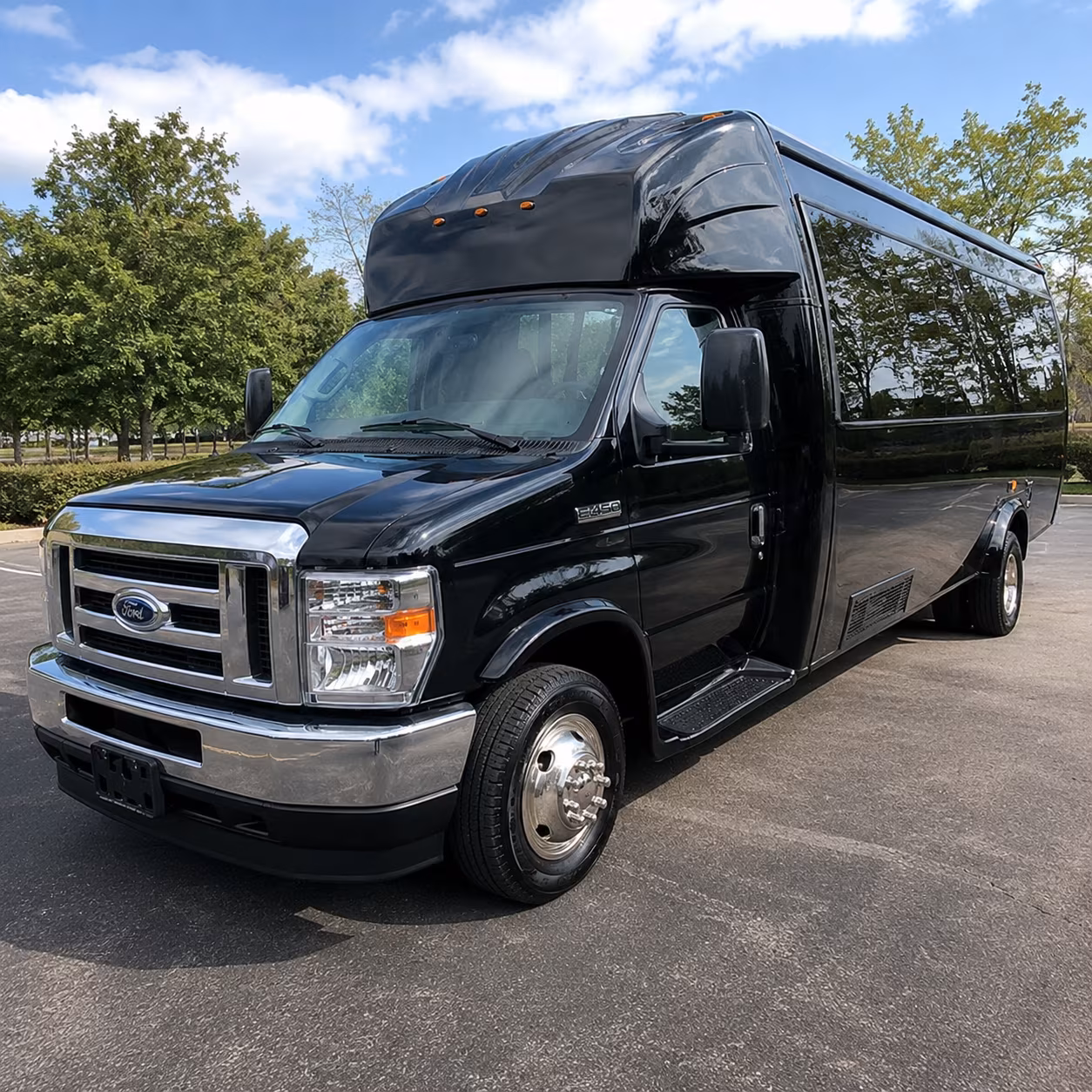 Nashville Prom & Homecoming Transportation party bus exterior