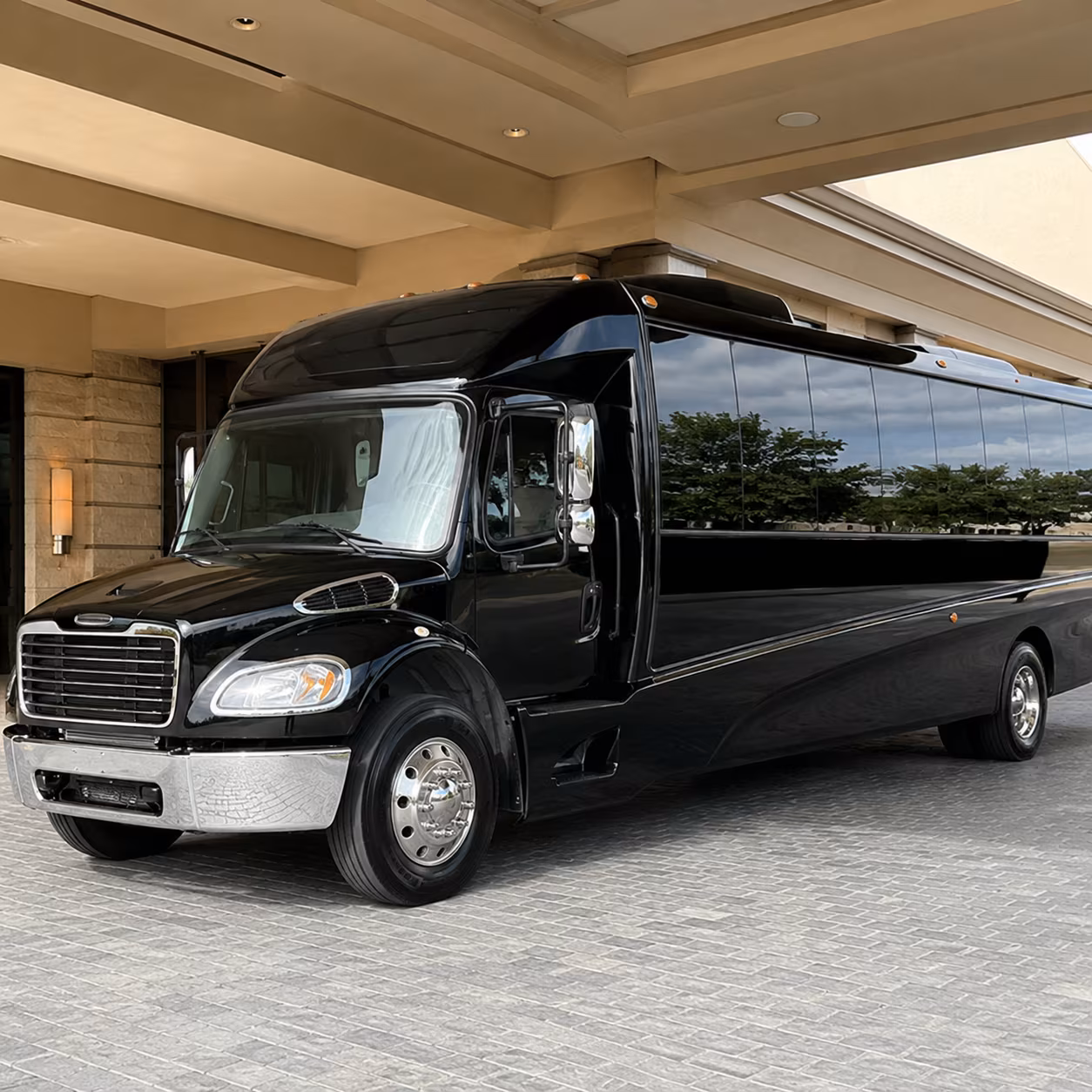 Nashville School Event Transportation party bus exterior