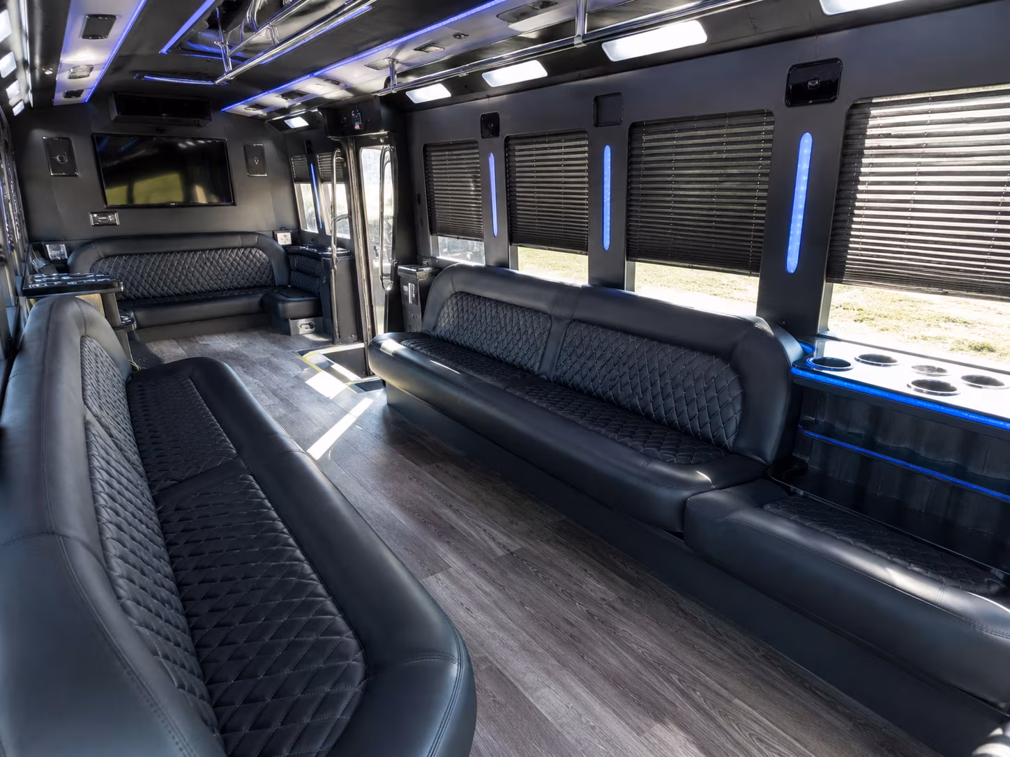 Nashville Sporting Event Transportation party bus exterior