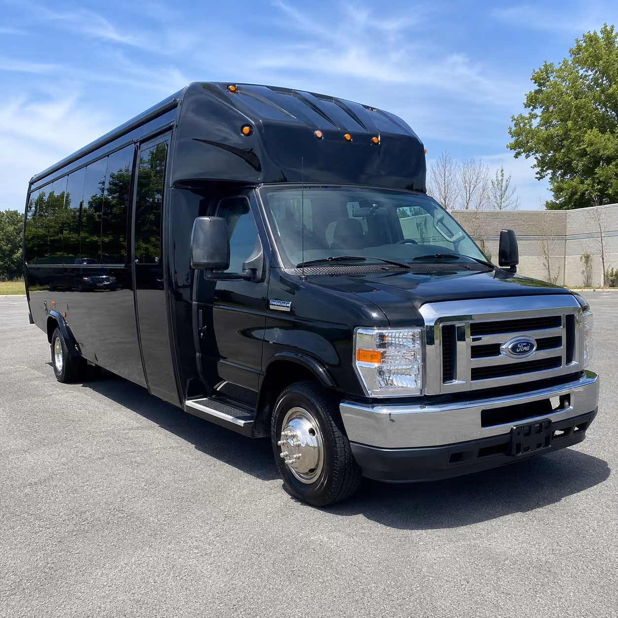 Nashville Wedding Transportation party bus exterior