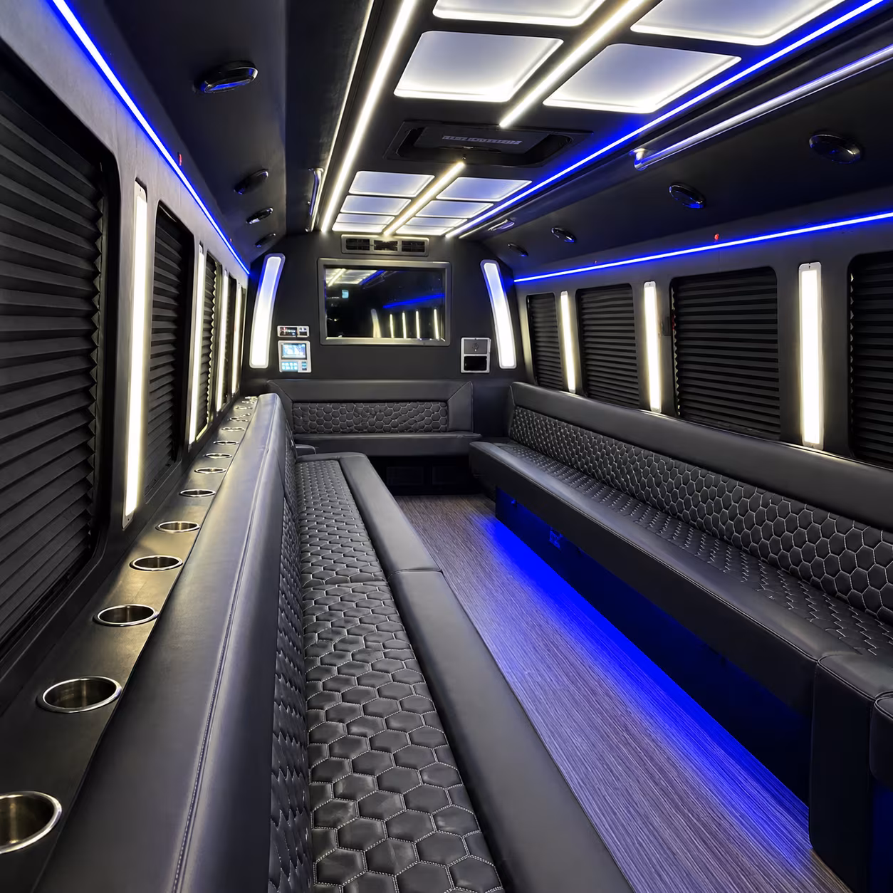 Nashville Wedding Transportation onboard seating