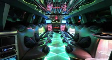 Hummer limo interior