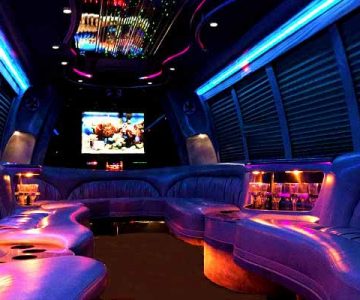 18 passenger party bus rental La Vergne