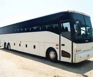 50 passenger charter bus Fairview