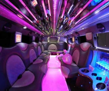 Cadillac Escalade limo interior Ashland City